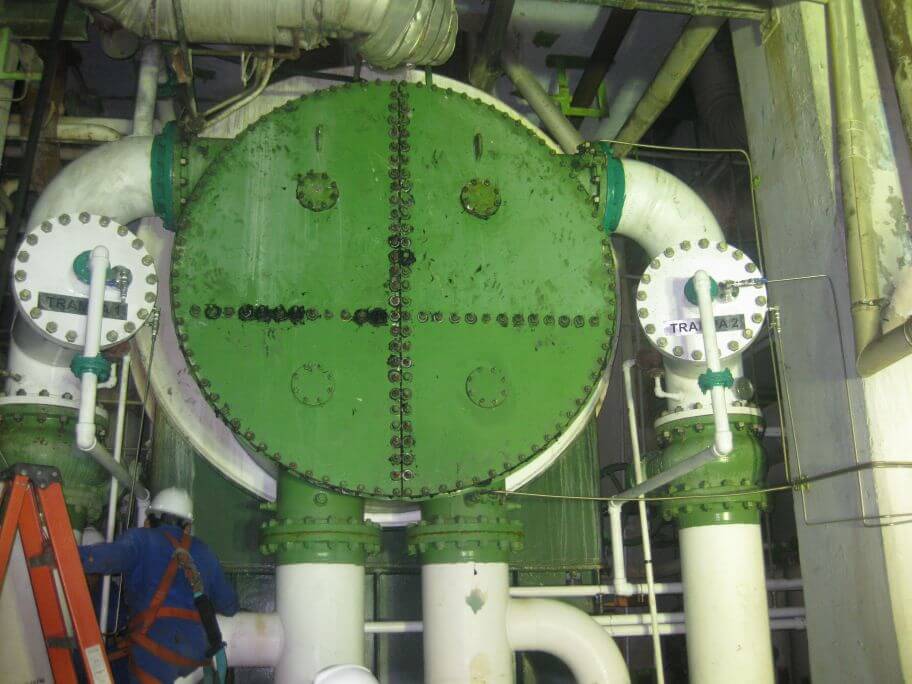 process of condenser cleaning